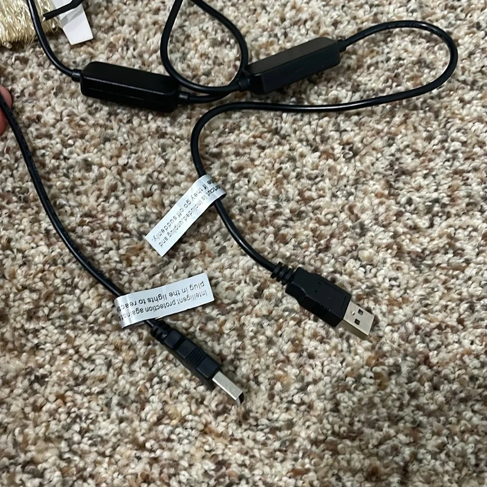 2 pack USB fairy string lights with remote and micro LEDs